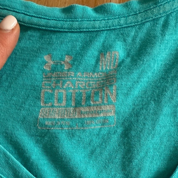 Turquoise Under Armour ‘The Breakers’ Tee - Picture 3 of 5